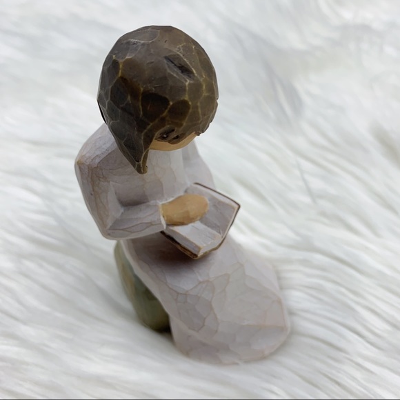 SOLD Willow Tree Wisdom Figurine Reading Sculpture - Picture 3 of 9